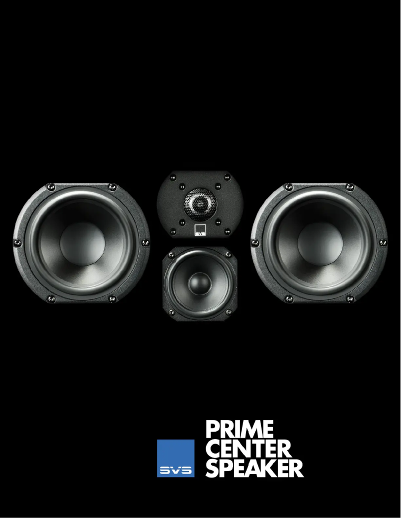 Page 1 de la notice Fiche technique SVS Prime Center