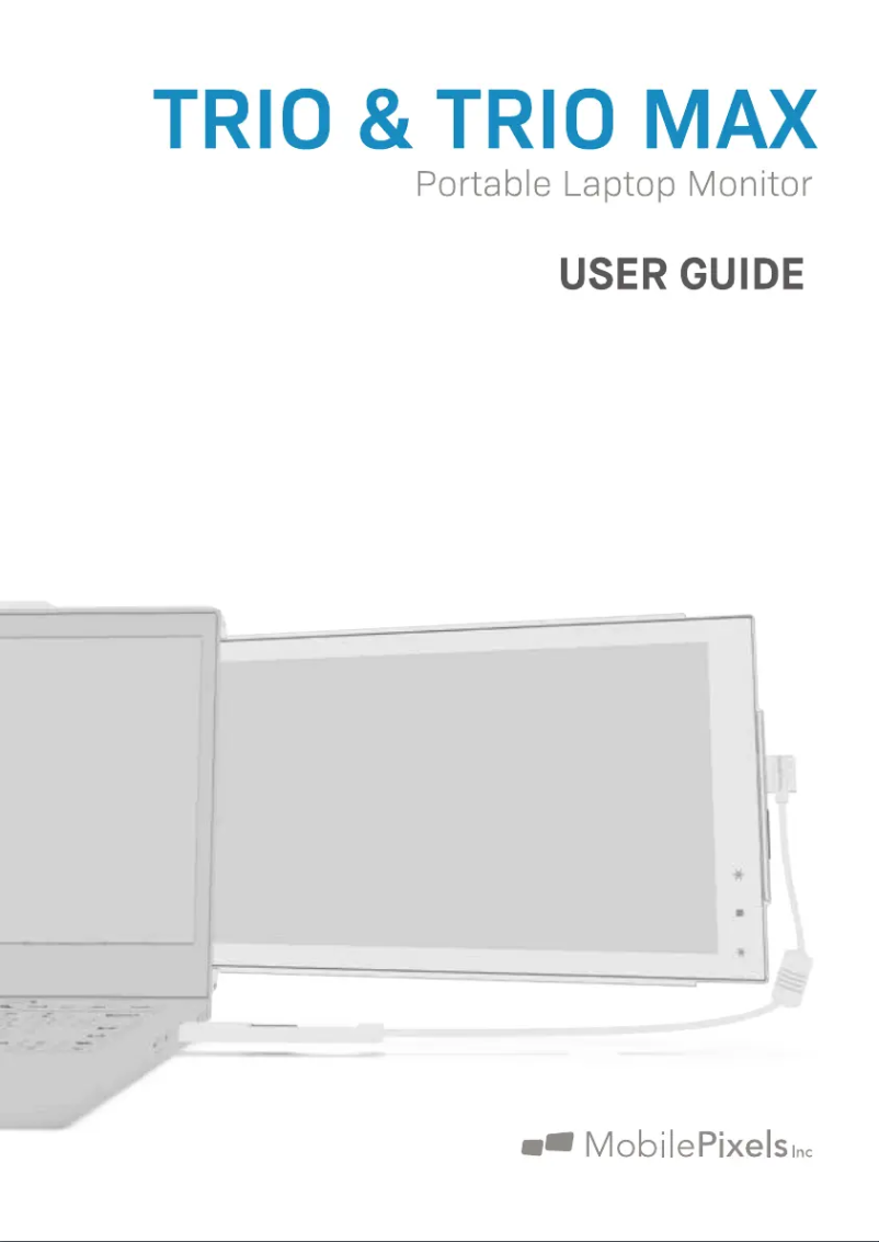 Page n°1 - Manuel utilisateur Mobile Pixels Trio Max