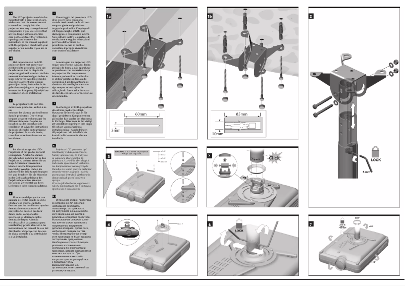 Page n°1 - Manuel utilisateur Vogel's PPC 230