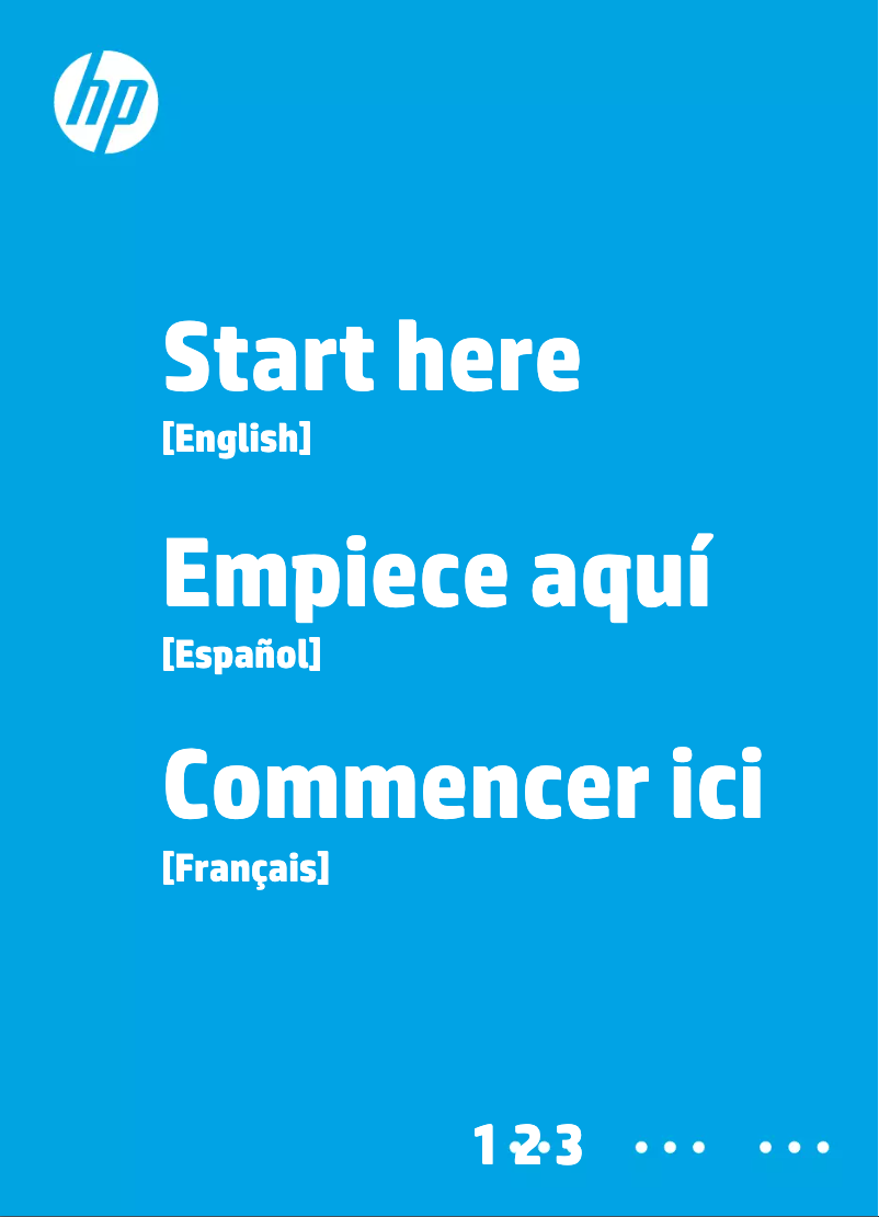 Página 1 del manual Guía de instalación HP ENVY 4520