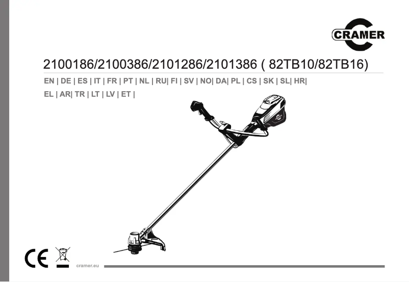 Page 1 de la notice Manuel utilisateur Cramer 82TB16