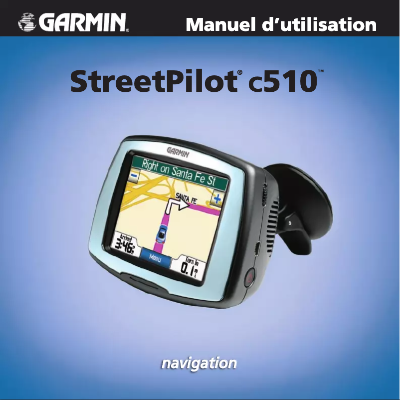 Image de la première page du manuel de l'appareil StreetPilot c510