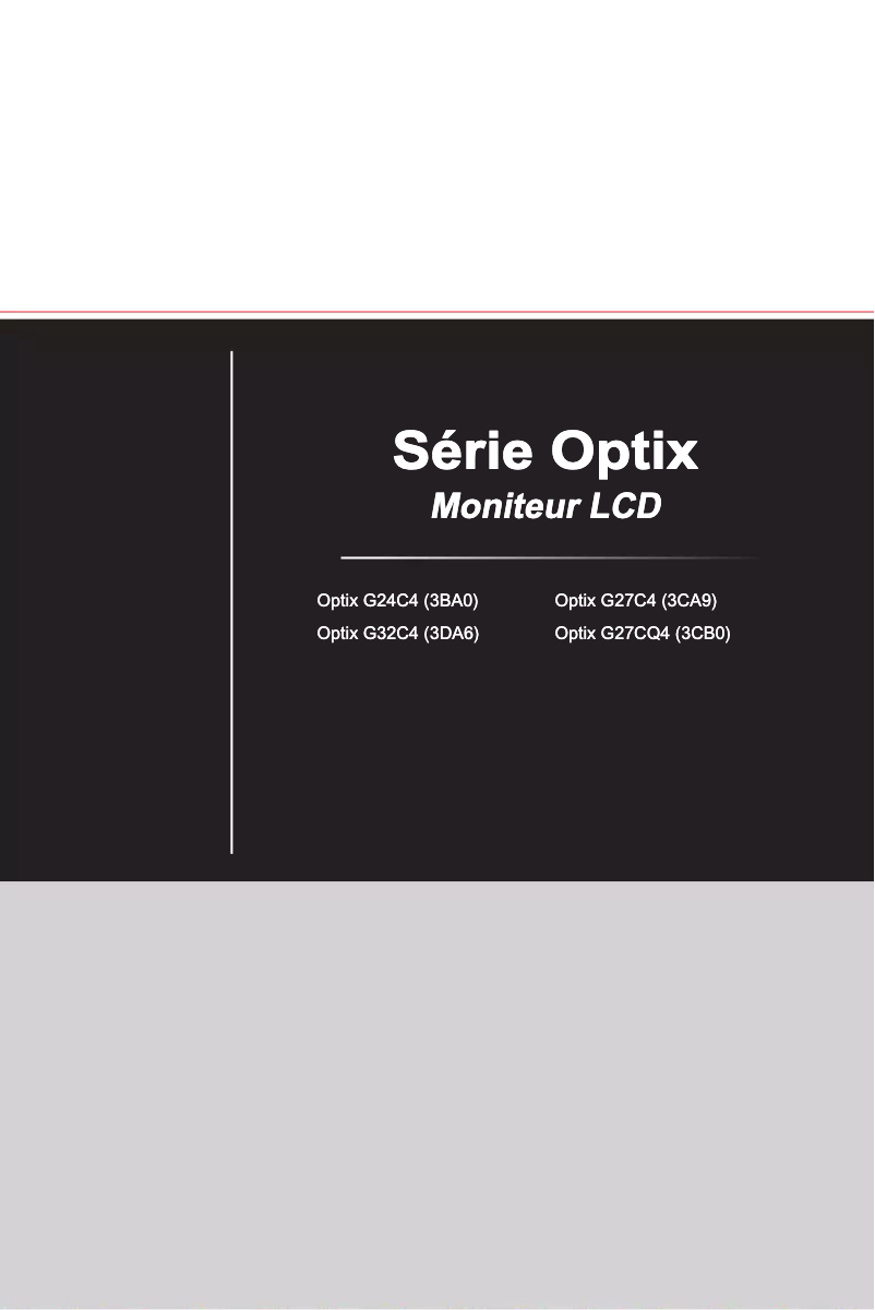 Página 1 del manual Manual de usuario MSI Optix G27C4W