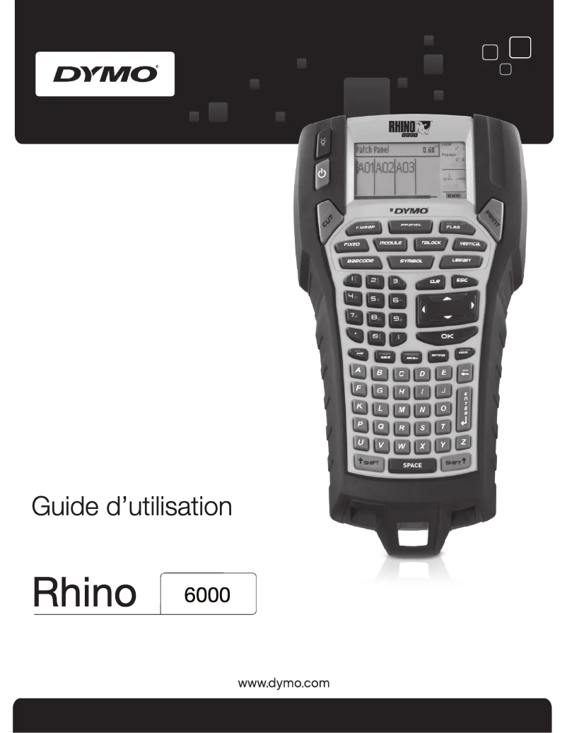 Page n°1 - Manuel utilisateur Dymo Rhino 6000