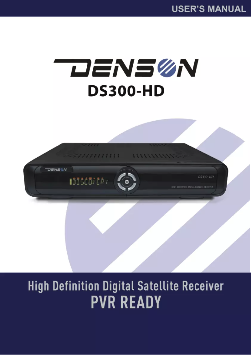 Page 1 de la notice Manuel utilisateur Denson DS300-HD