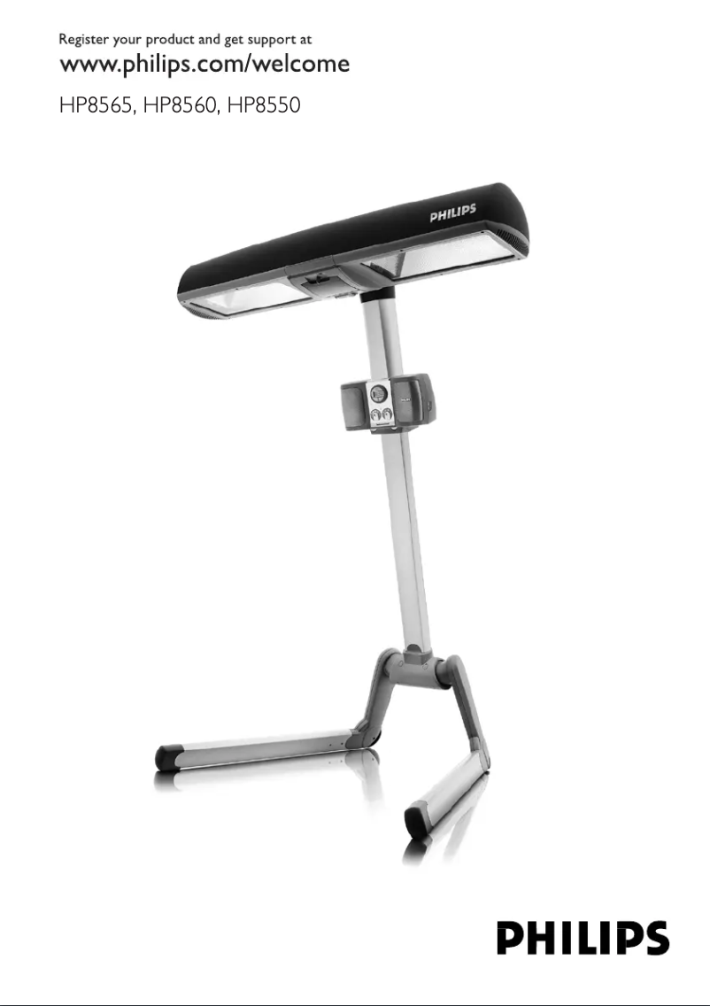 Image de la première page du manuel de l'appareil HP 8550