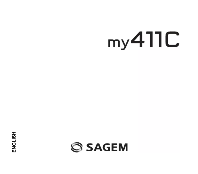 Page n°1 - Manuel utilisateur Sagem my411C