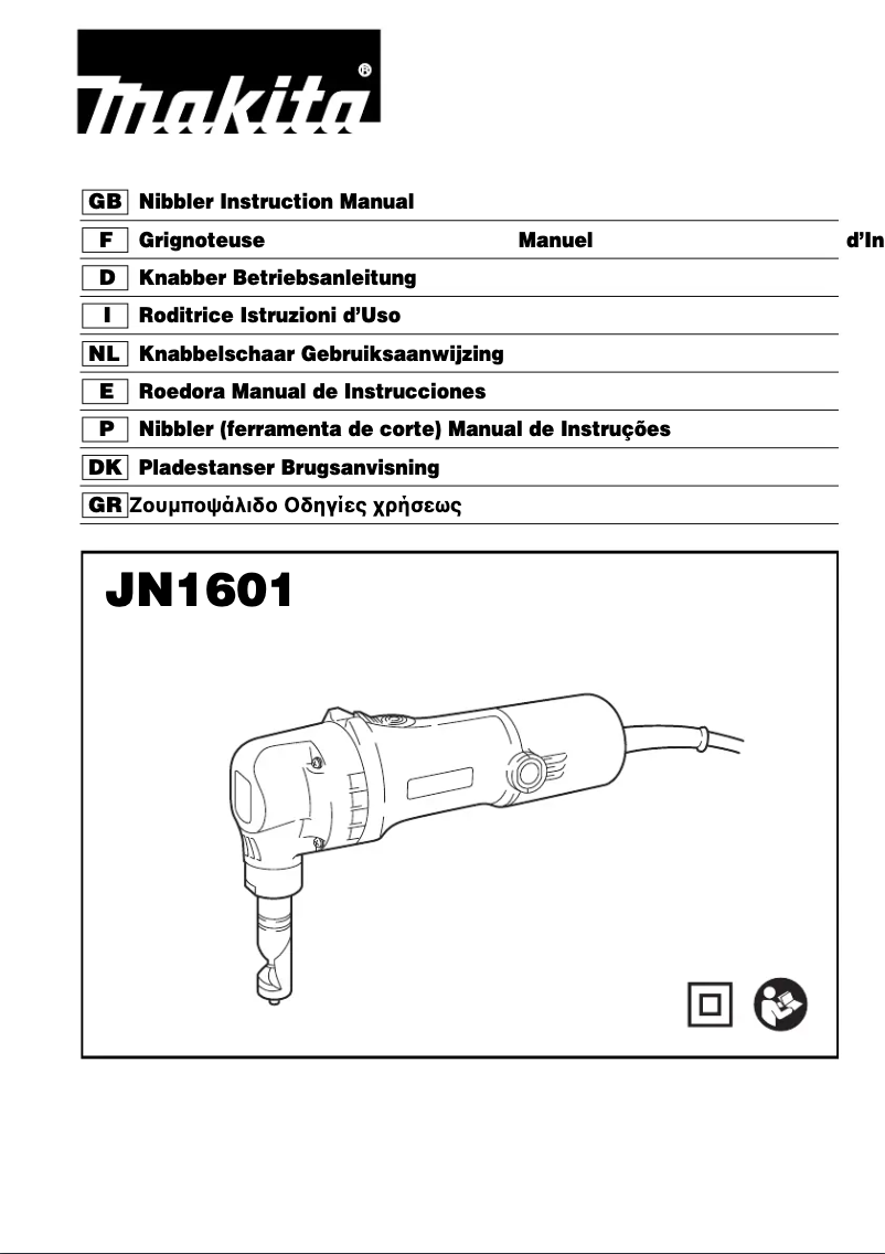 Page 1 de la notice Manuel utilisateur Makita JN1601