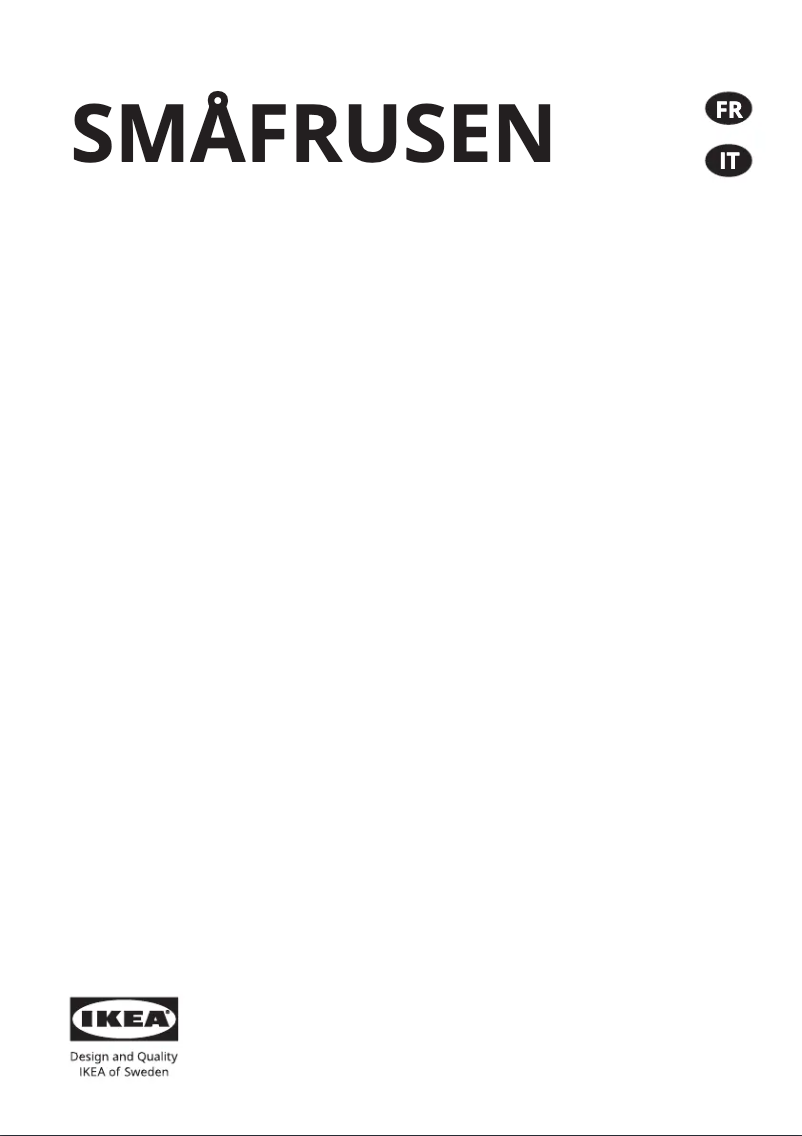 Image de la première page du manuel de l'appareil SMÅFRUSEN 104.947.70