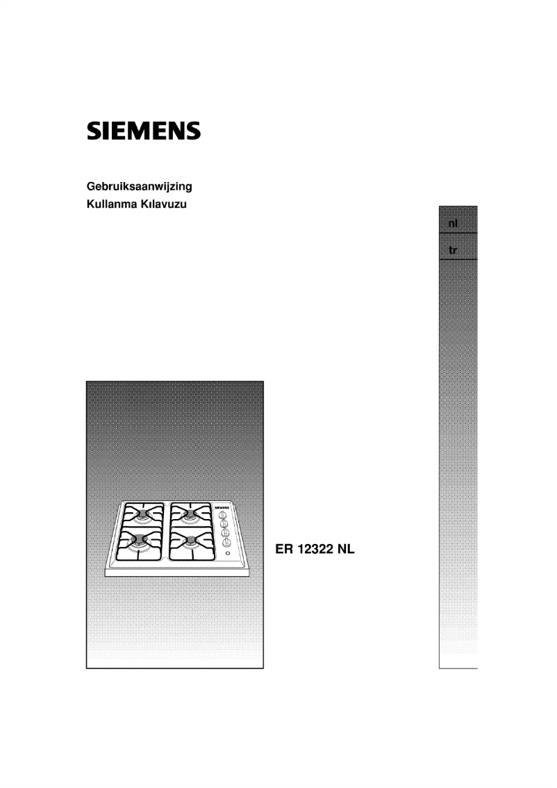 Page n°1 - Manuel utilisateur Siemens ER 12322