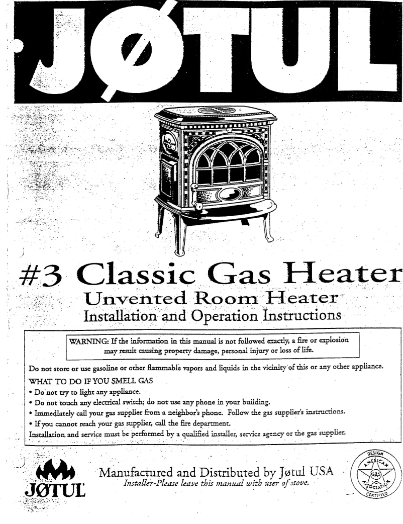 Image de la première page du manuel de l'appareil 3 Vent Free