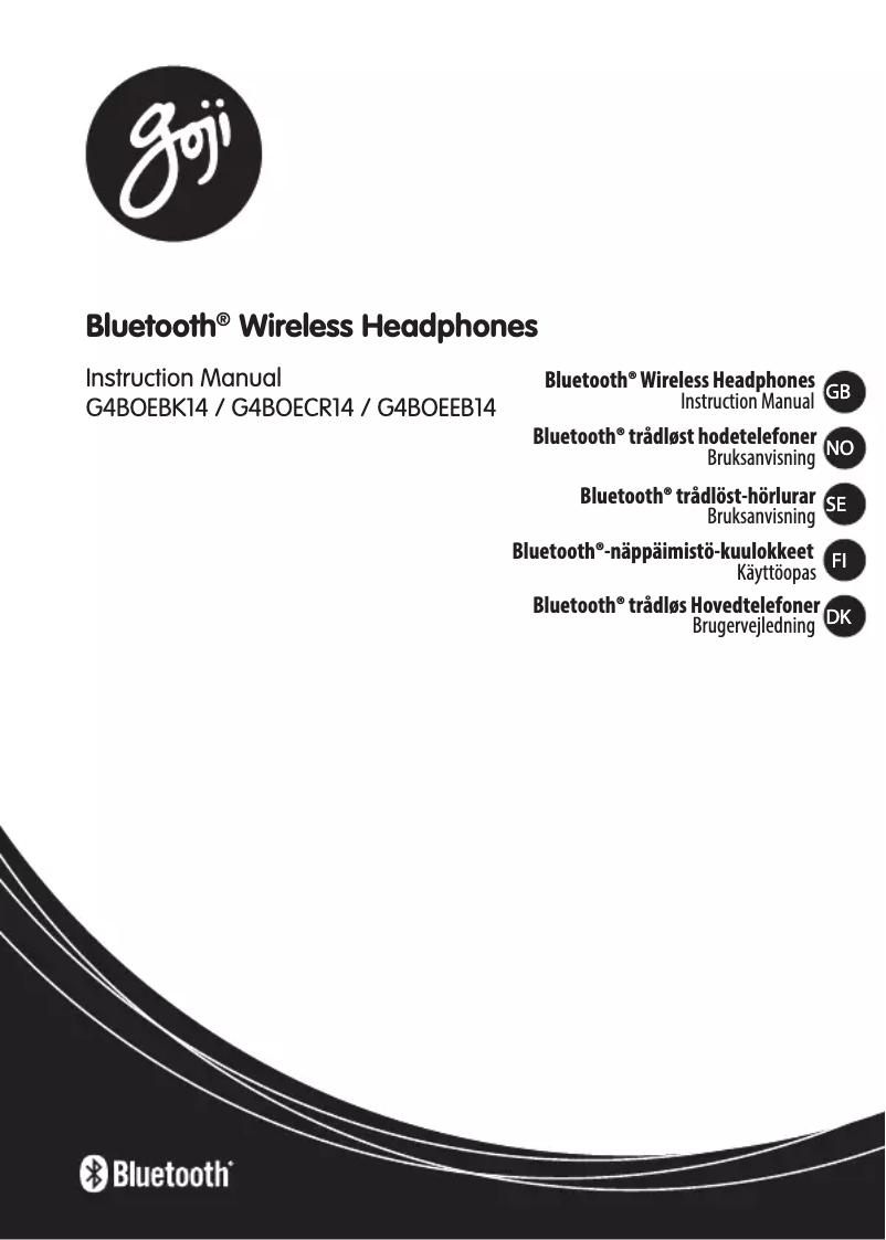 Page 1 de la notice Manuel utilisateur Goji G4BOEEB14