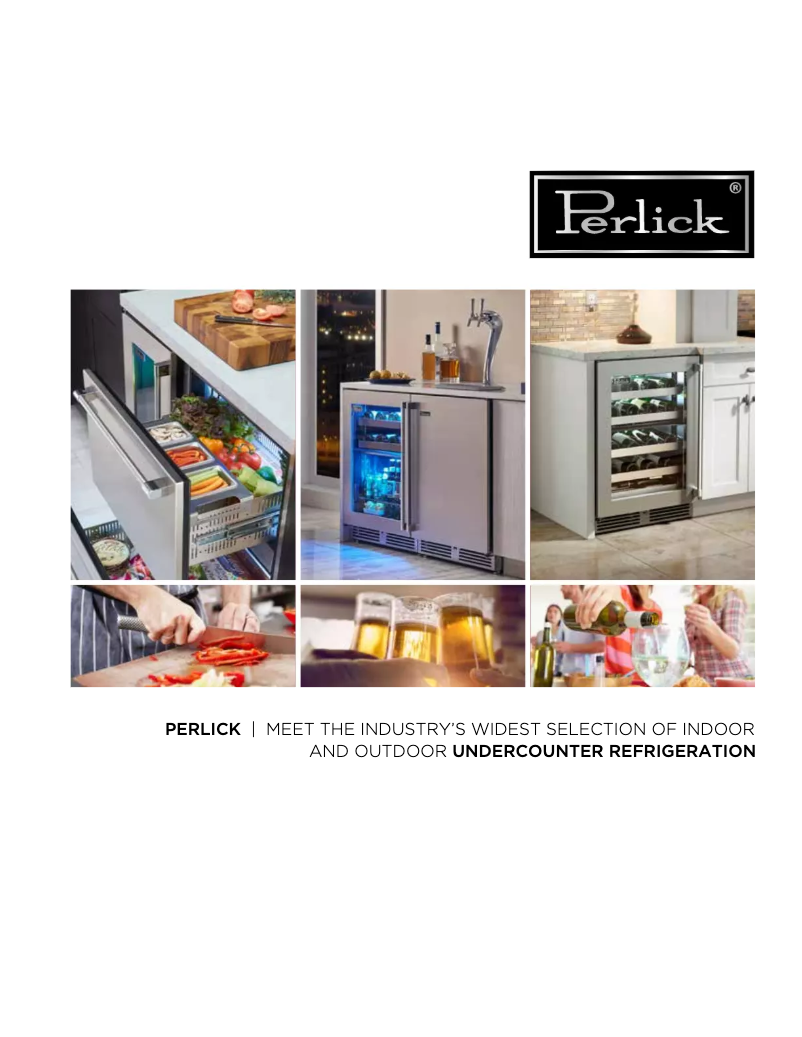 Page n°1 - Mode d'emploi Perlick Signature Series HP24RO36