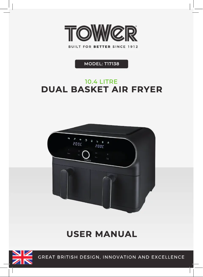 Page 1 de la notice Manuel utilisateur Tower T17138