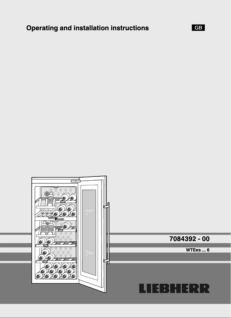 Imagen de la primera página del manual del dispositivo WTEes 2053 Vinidor