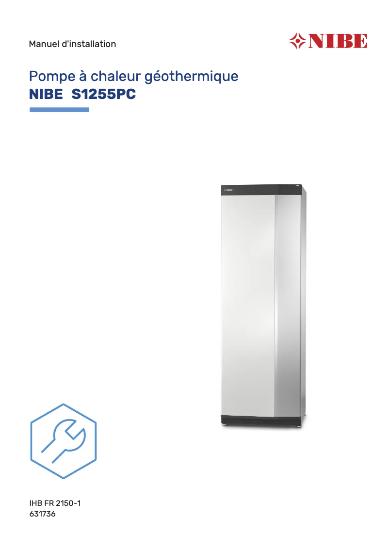 Page n°1 - Guide d'installation Nibe S1255-6