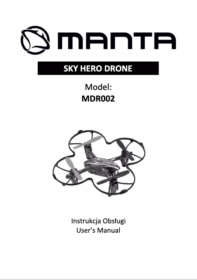 Page n°1 - Manuel utilisateur Manta Sky Hero MDR002