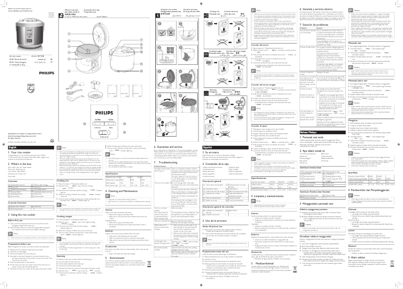 Page 1 de la notice Manuel utilisateur Philips Daily Collection HD3025