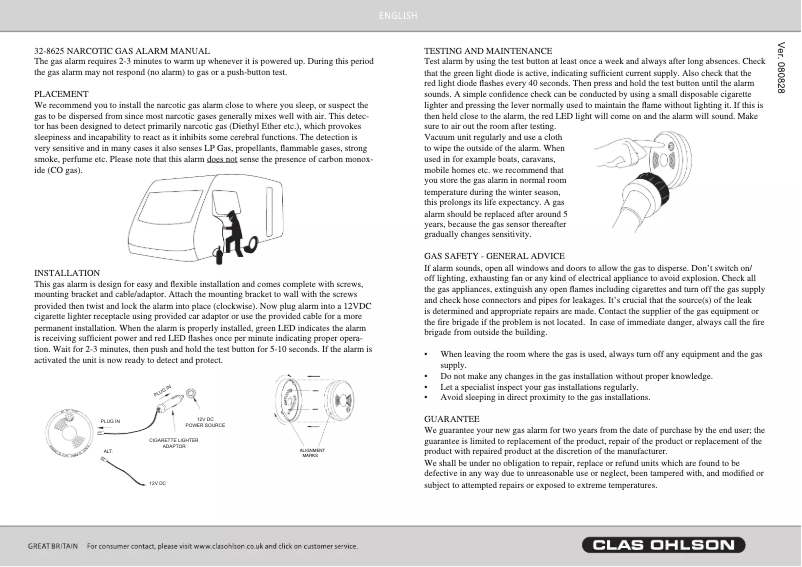 Page 1 de la notice Manuel utilisateur Deltronic 32-8625