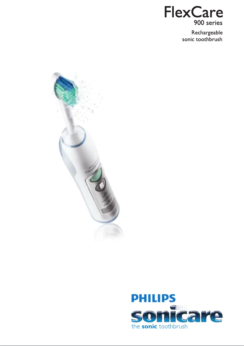 Page 1 de la notice Manuel utilisateur Philips Sonicare FlexCare HX6982