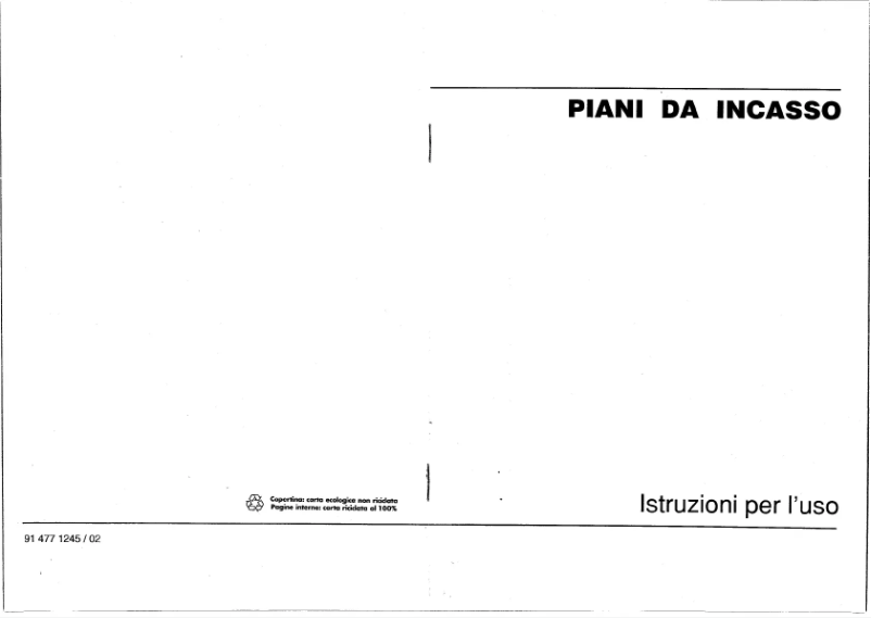 Page n°1 - Manuel utilisateur Smeg S93ASX