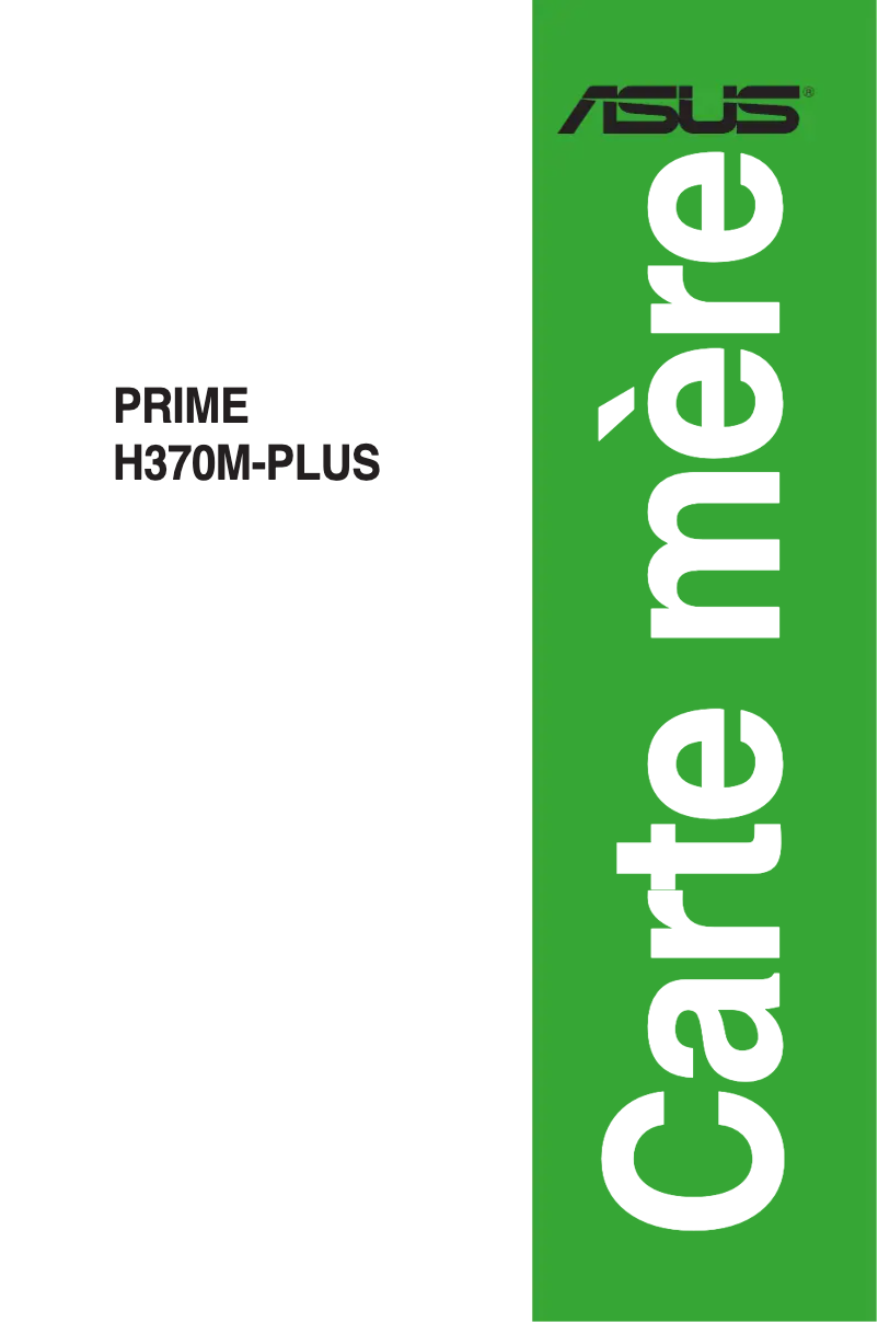 Image de la première page du manuel de l'appareil Prime H370M-PLUS