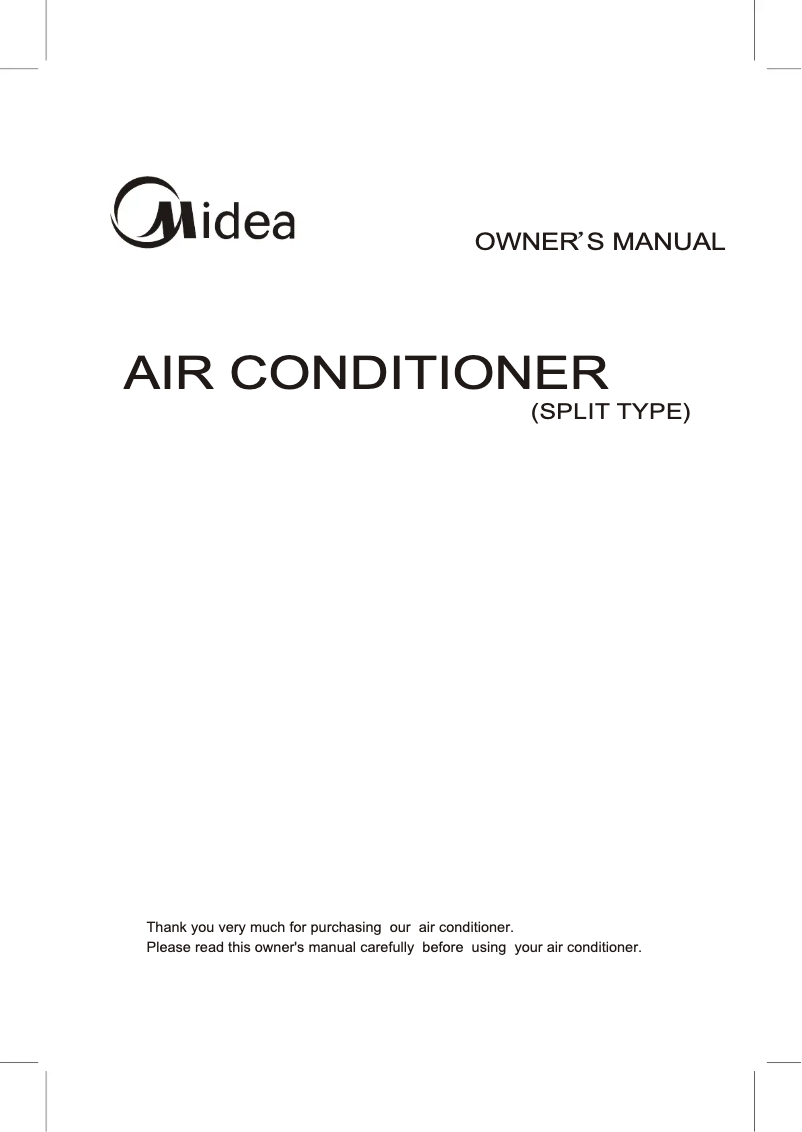 Imagen de la primera página del manual del dispositivo MSG-09HRN2