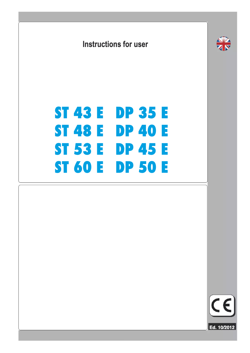 Page 1 de la notice Manuel utilisateur Hoonved ST 48E