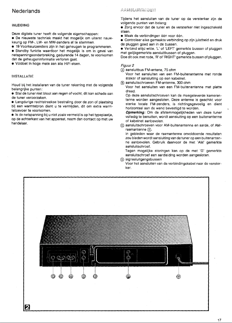 Page 1 de la notice Manuel utilisateur Philips FT772