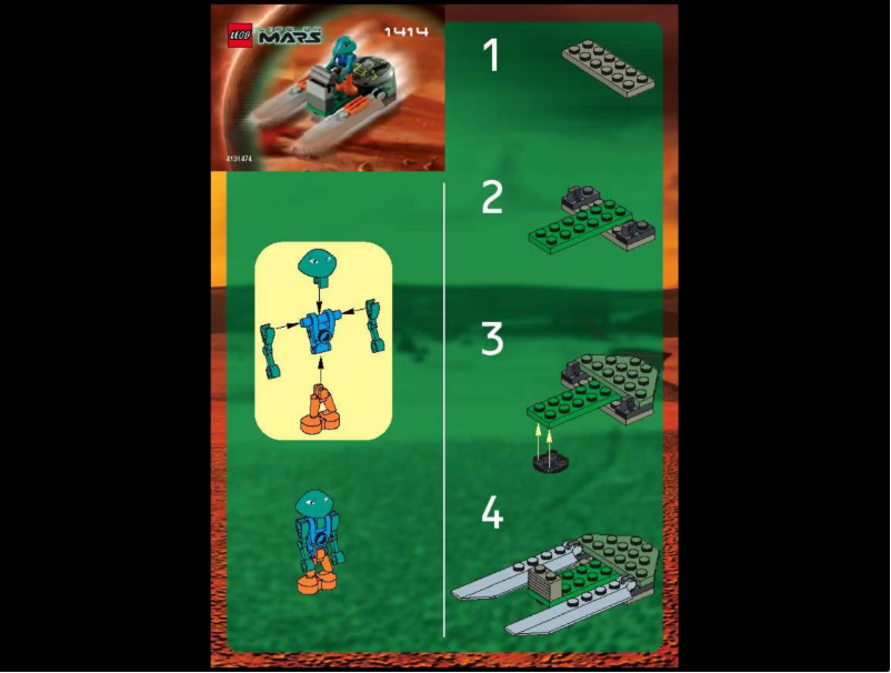 Page 1 de la notice Manuel utilisateur Lego DOUBLE HOVER