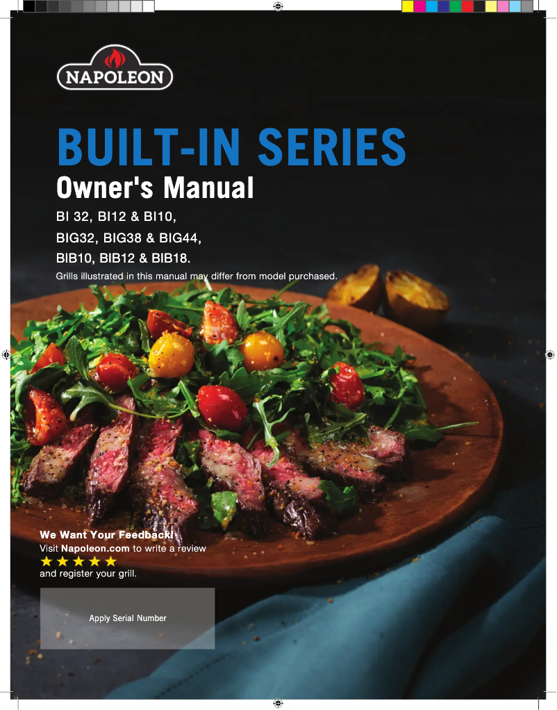 Page 1 de la notice Manuel utilisateur Napoleon BIG38RBNSS