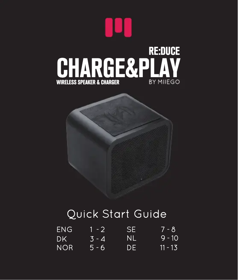 Image de la première page du manuel de l'appareil CHARGE&PLAY