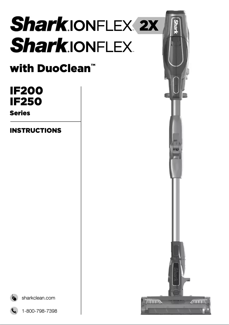 Page 1 de la notice Manuel utilisateur Shark IONFlex IF251
