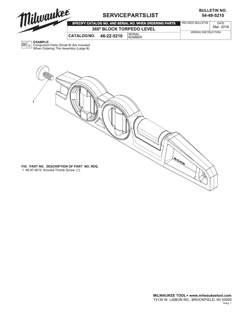 Image de la première page du manuel de l'appareil 48-22-5210