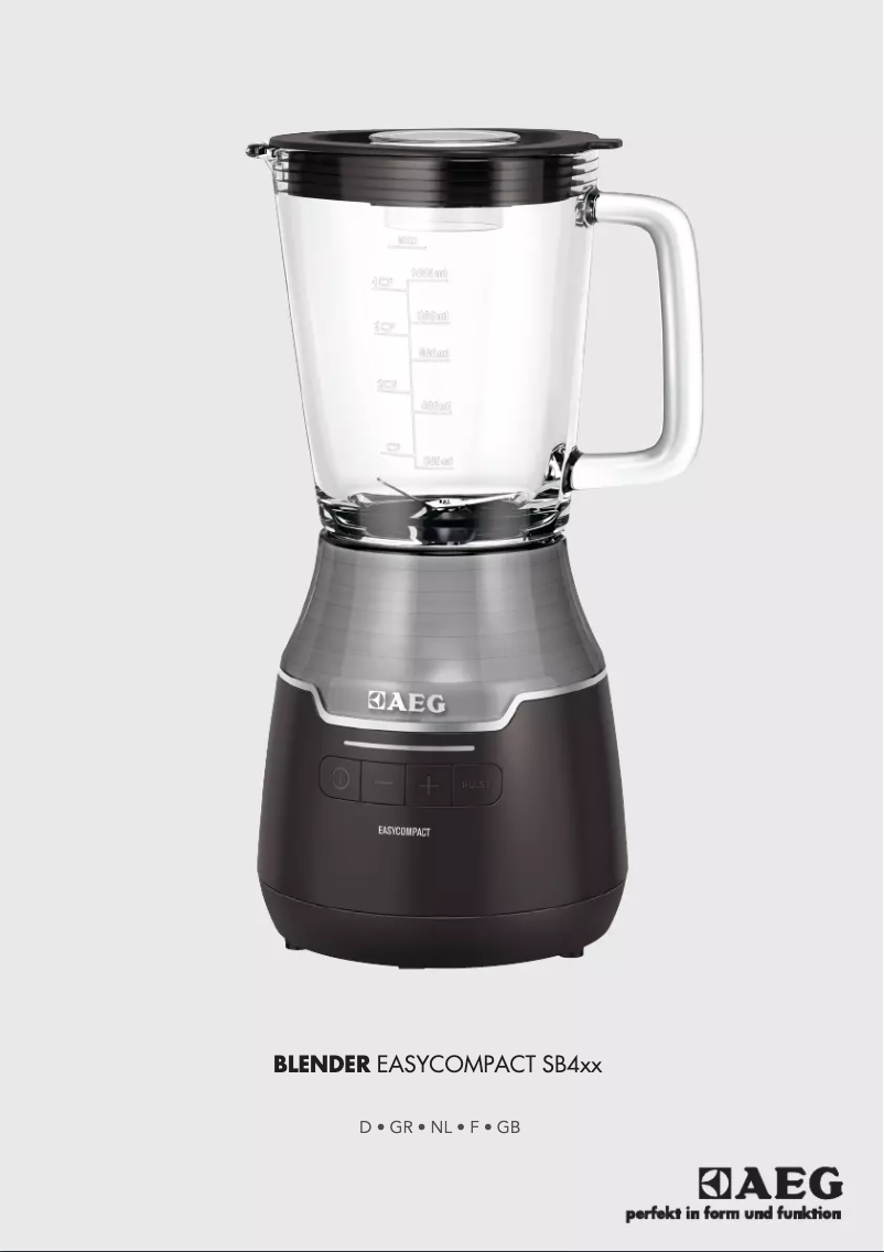 Page 1 de la notice Manuel utilisateur AEG SB3200