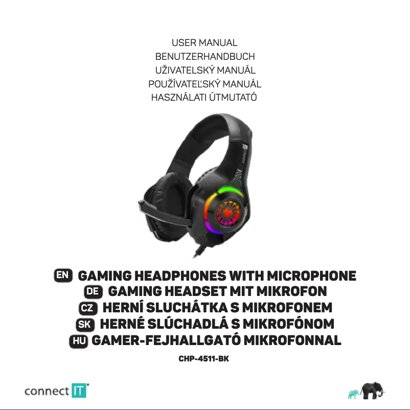 Page 1 of the manual User Manual Connect IT CHP-4511-BK