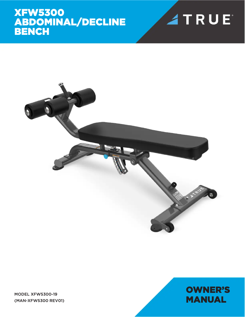 Page n°1 - Manuel utilisateur True XFW5300