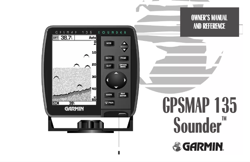 Page 1 de la notice Manuel utilisateur Garmin GPSMAP 135