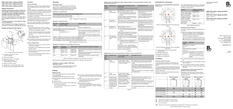 Page n°1 - Manuel utilisateur Hager 85648131