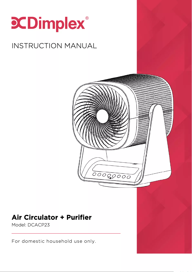 Page 1 de la notice Manuel utilisateur Dimplex DCACP23