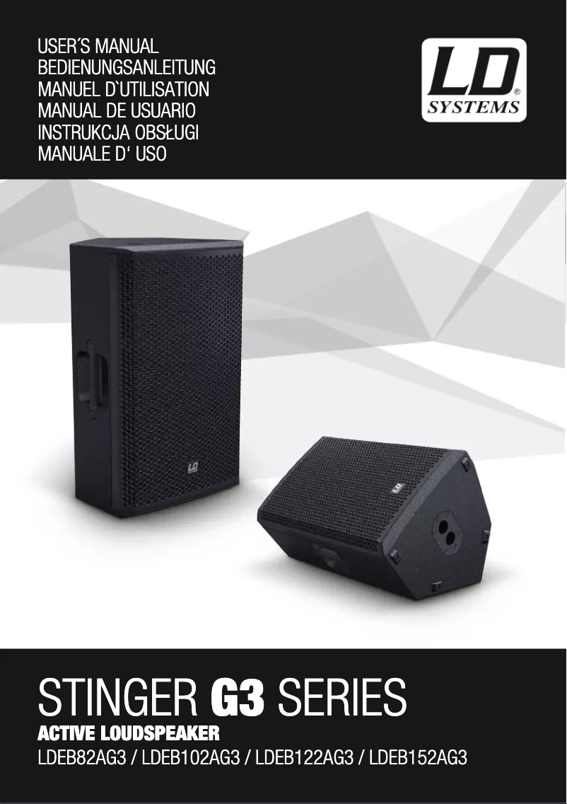 Page n°1 - Manuel utilisateur LD Systems Stinger 10A G3