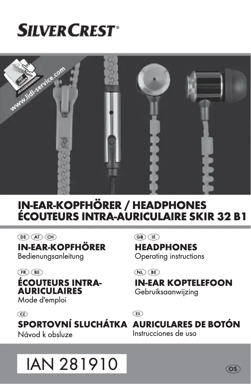 Image de la première page du manuel de l'appareil SKIR 32 B1
