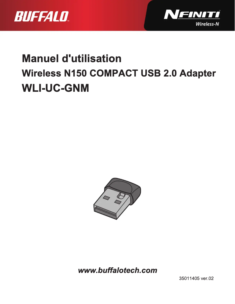 Page n°1 - Manuel utilisateur Buffalo WLI-UC-GNM