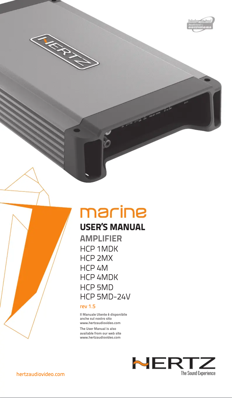 Image de la première page du manuel de l'appareil HCP 4M
