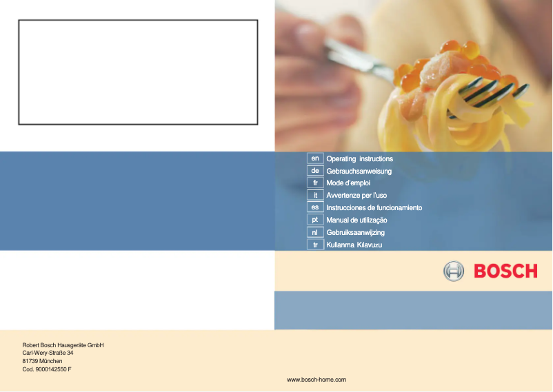 Page n°1 - Mode d'emploi Bosch PCD655CEU