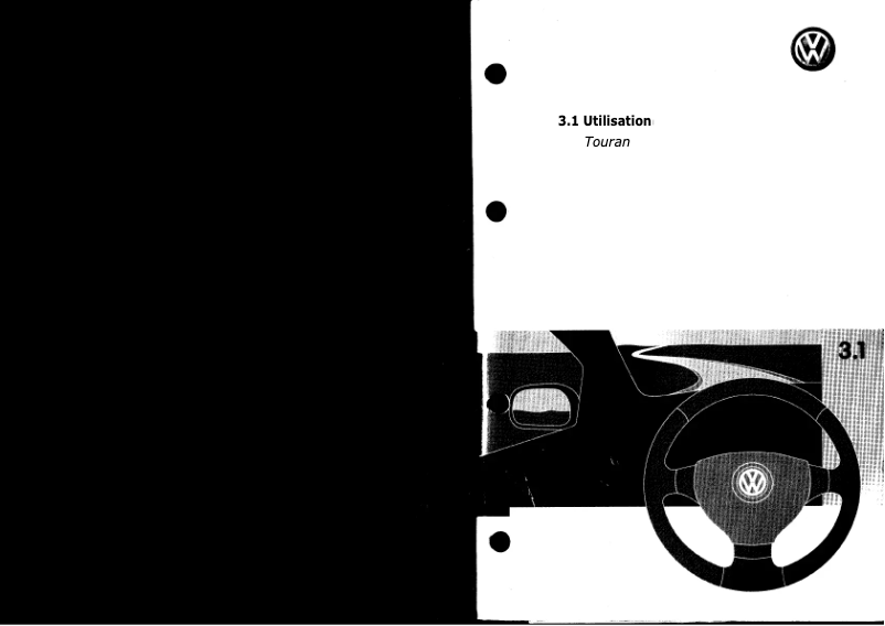 Página 1 del manual Manual de usuario Volkswagen Touran (2004)