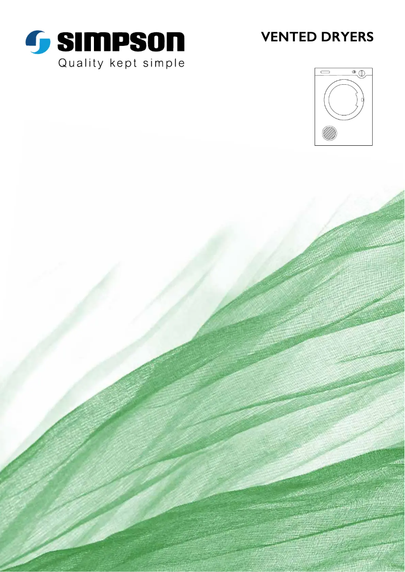 Page 1 de la notice Fiche technique Simpson SDV601