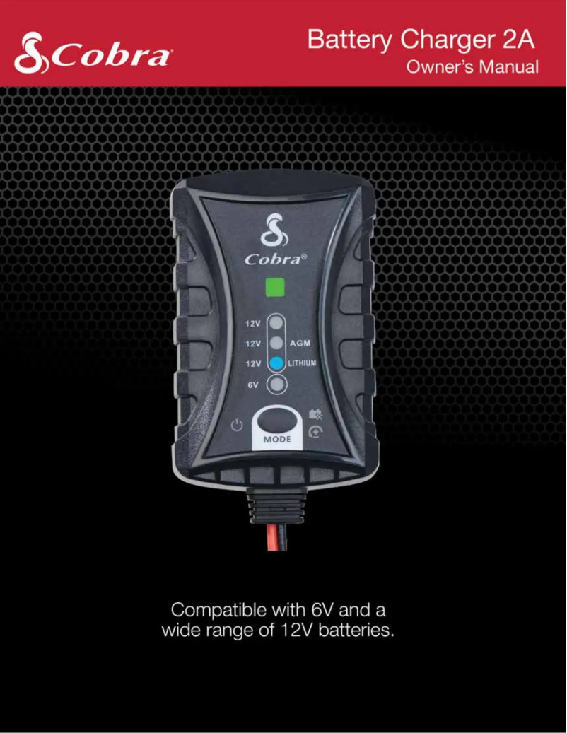 Página 1 del manual Manual de usuario Cobra Battery Charger 2A