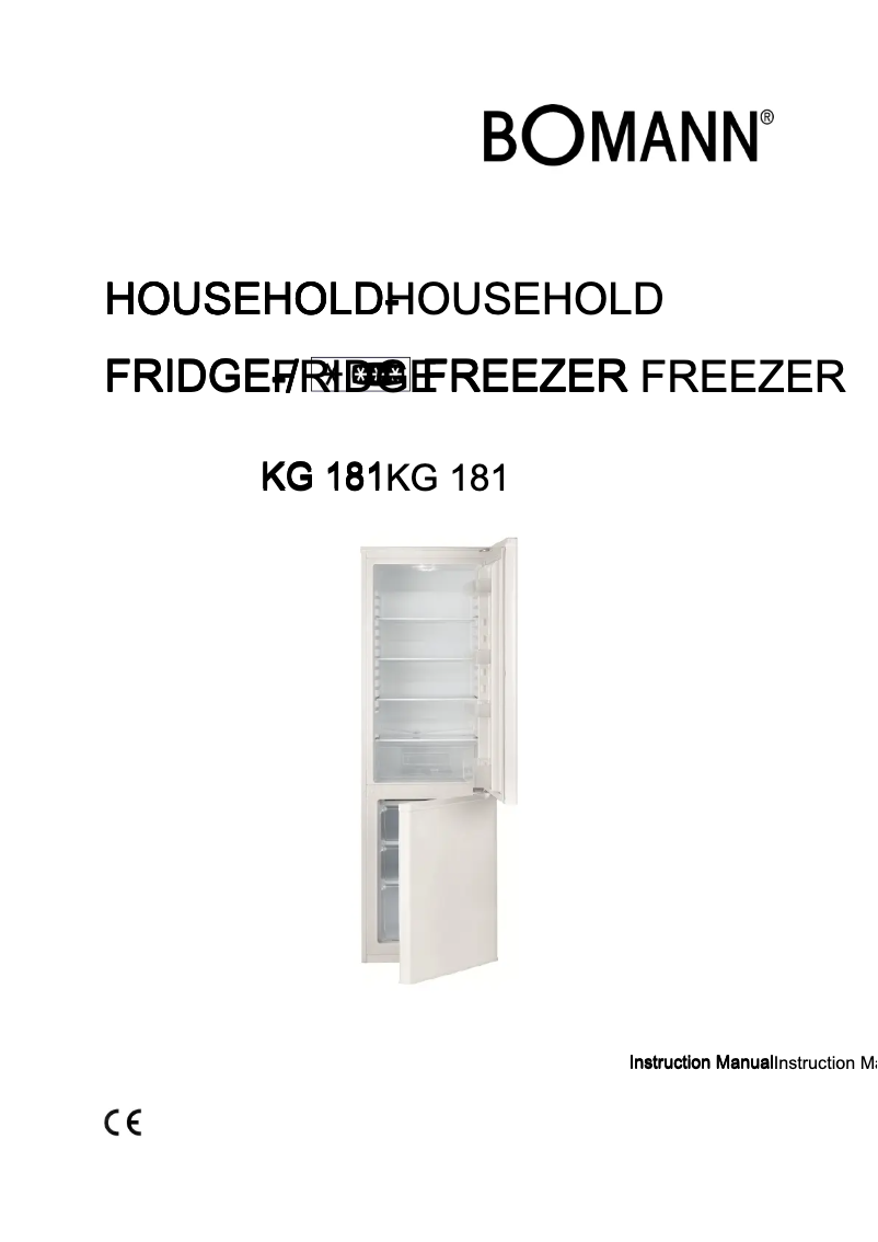 Image de la première page du manuel de l'appareil KG 181