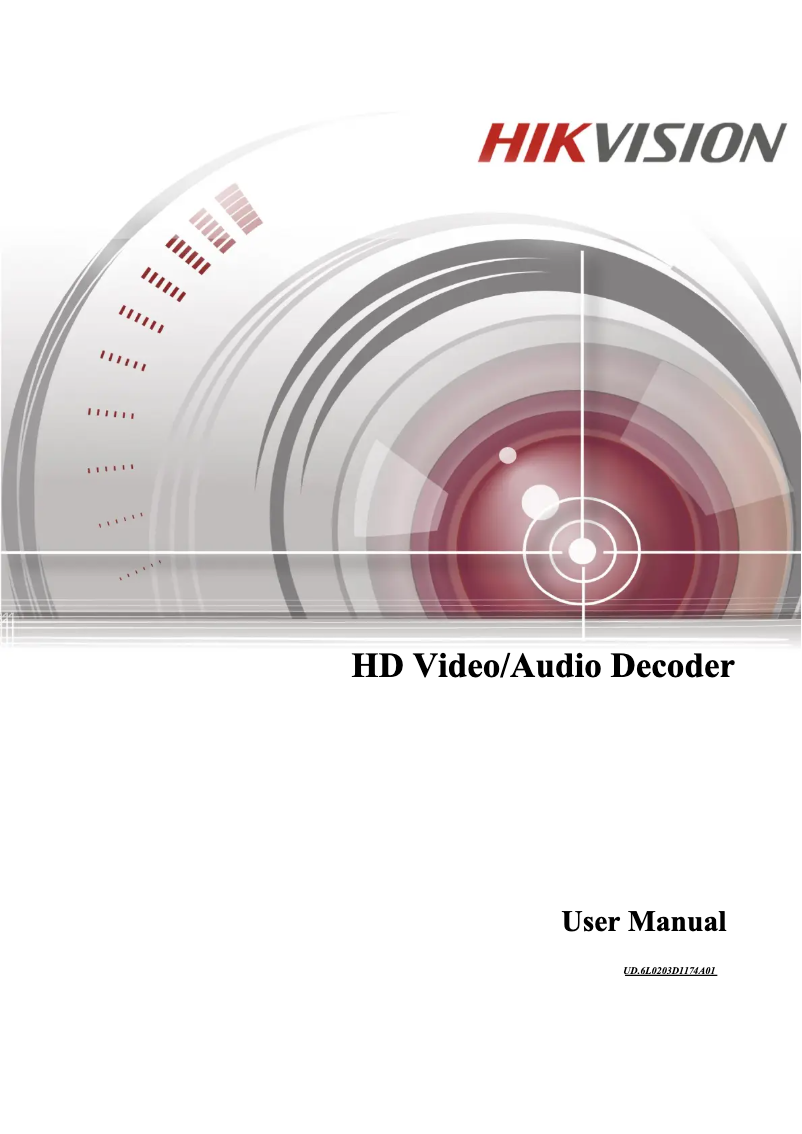 Página 1 del manual Manual de usuario Hikvision DS-6401HDI-T